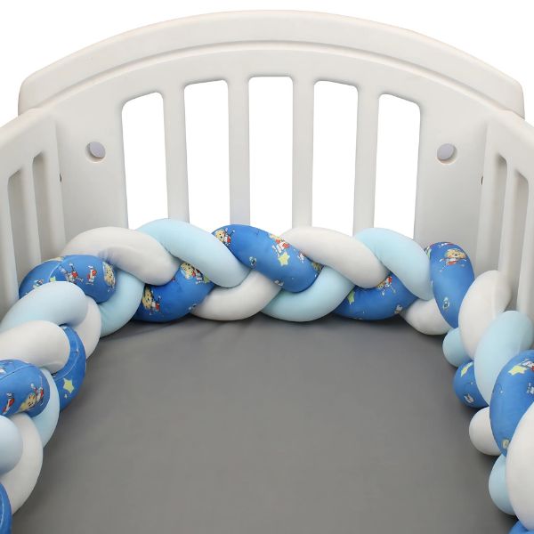 Tresse de lit avion bleu blanc