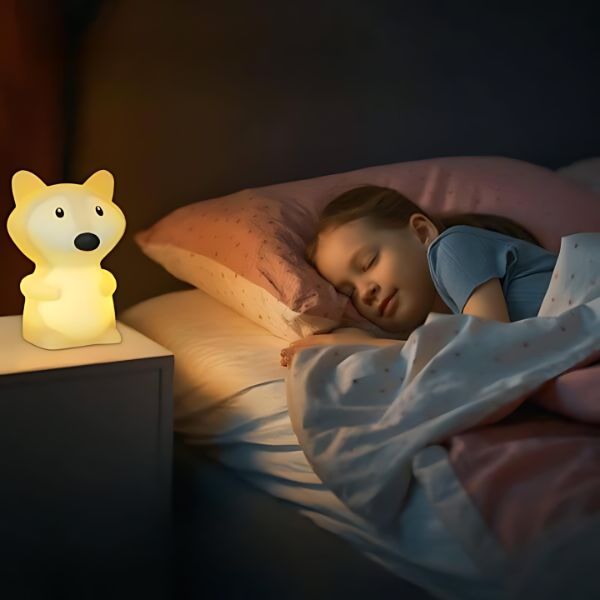 Veilleuse-bebe-renard-sommeil-reparateur-lumiere-tamisee
