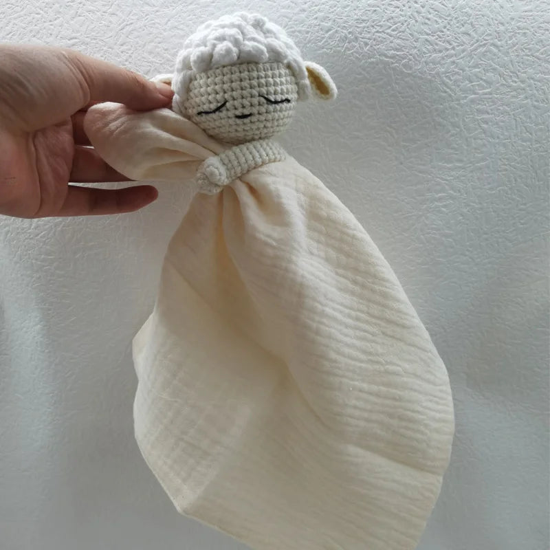 doudou mouton crĂšme