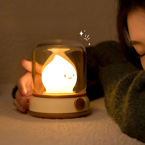 lampe veilleuse jaune
