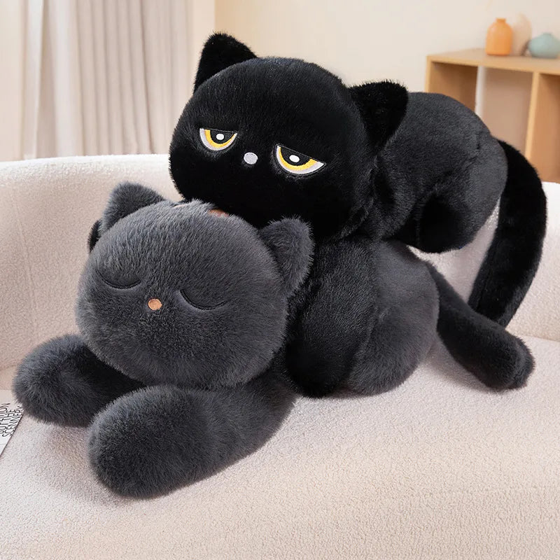 peluche chat geante xxl cadeau anniversaire noel paques decoration