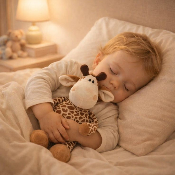 peluche girafe douce réconfortante apaisante cadeau enfant endormi