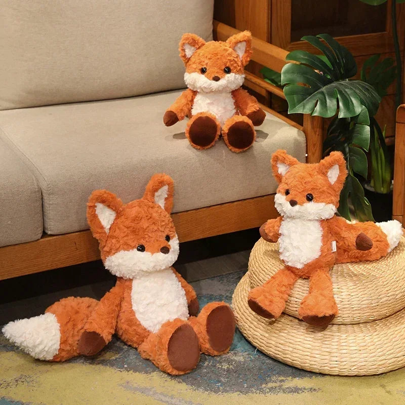 peluche renard doux beau mignon décoration chambre enfant