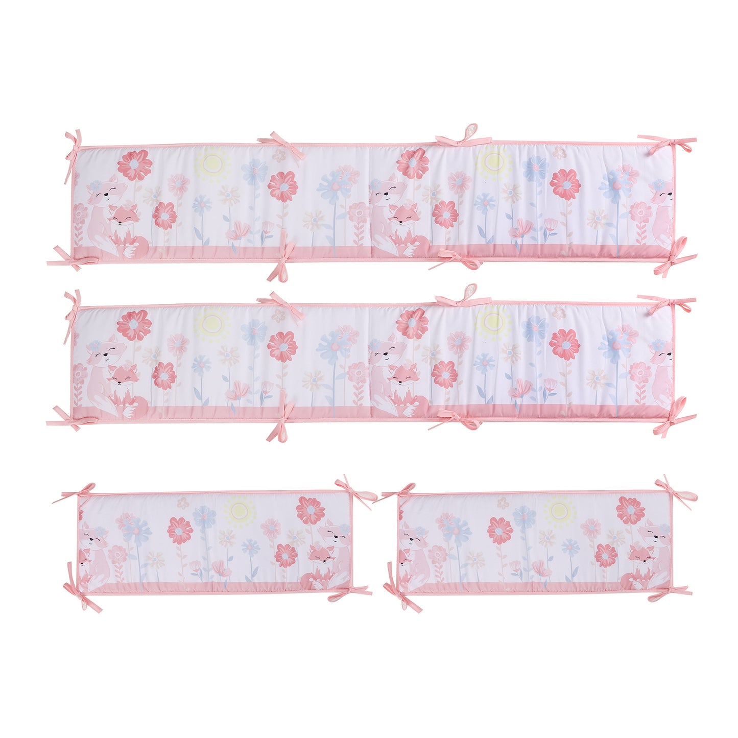 tour de lit bébé fleurs pare chocs berceau