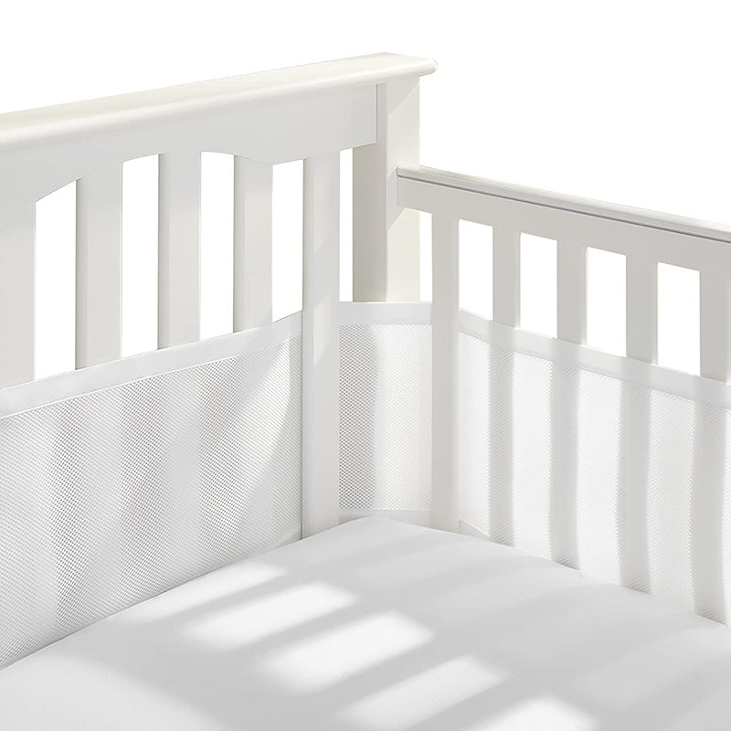 tour de lit respirant blanc