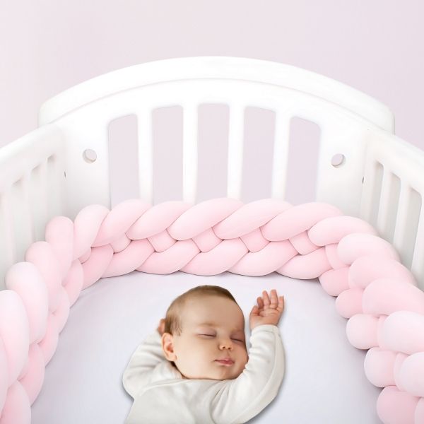 Tresse de lit 4 brins | Rose
