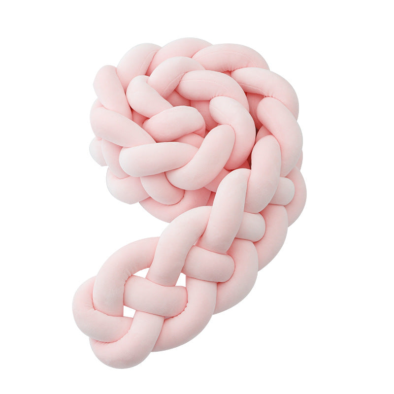 tresse de lit 4 brins rose fille