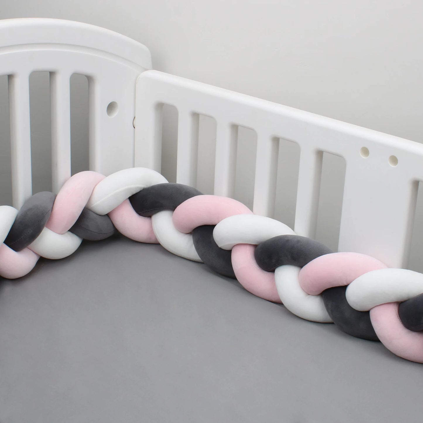 tresse de lit rose blanc noir peau sensible