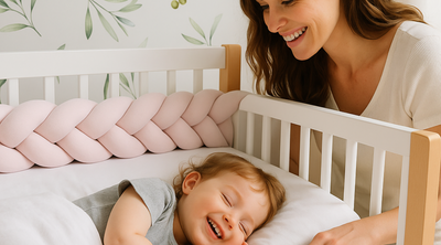 tresse-de-bebe-rose-enfant-maman-souriants