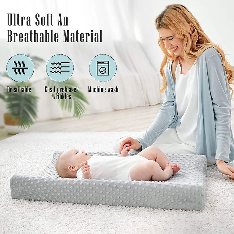 Housse matelas à langer | Bleu violet