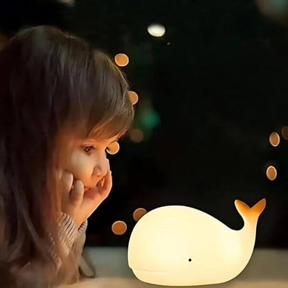 Veilleuse-baleine-silicone-lumineux-securitaire