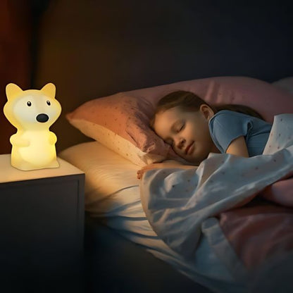 Veilleuse-bebe-renard-sommeil-reparateur-lumiere-tamisee