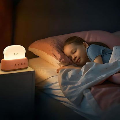 Veilleuse-bebe-sommeil-paisible-fille-rose