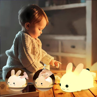 Veilleuse-lapin-securitaire-tactile-silicone-usb