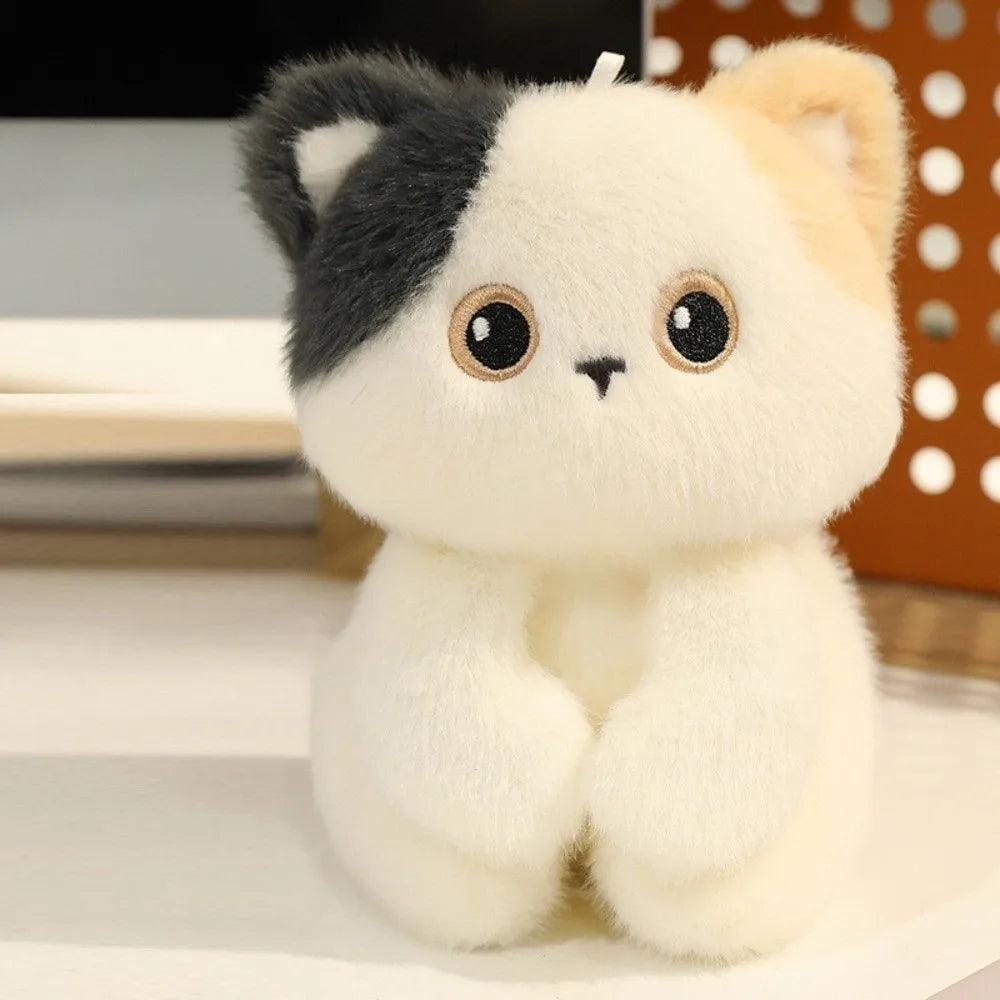 chaton en peluche adorable apaisant doux aide sommeil bébé