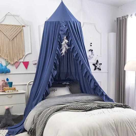 ciel de lit bébé bleu