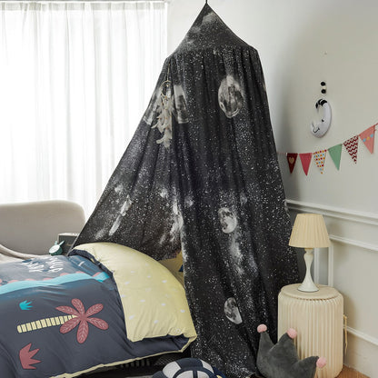 ciel de lit bebe pleine lune pour enfant