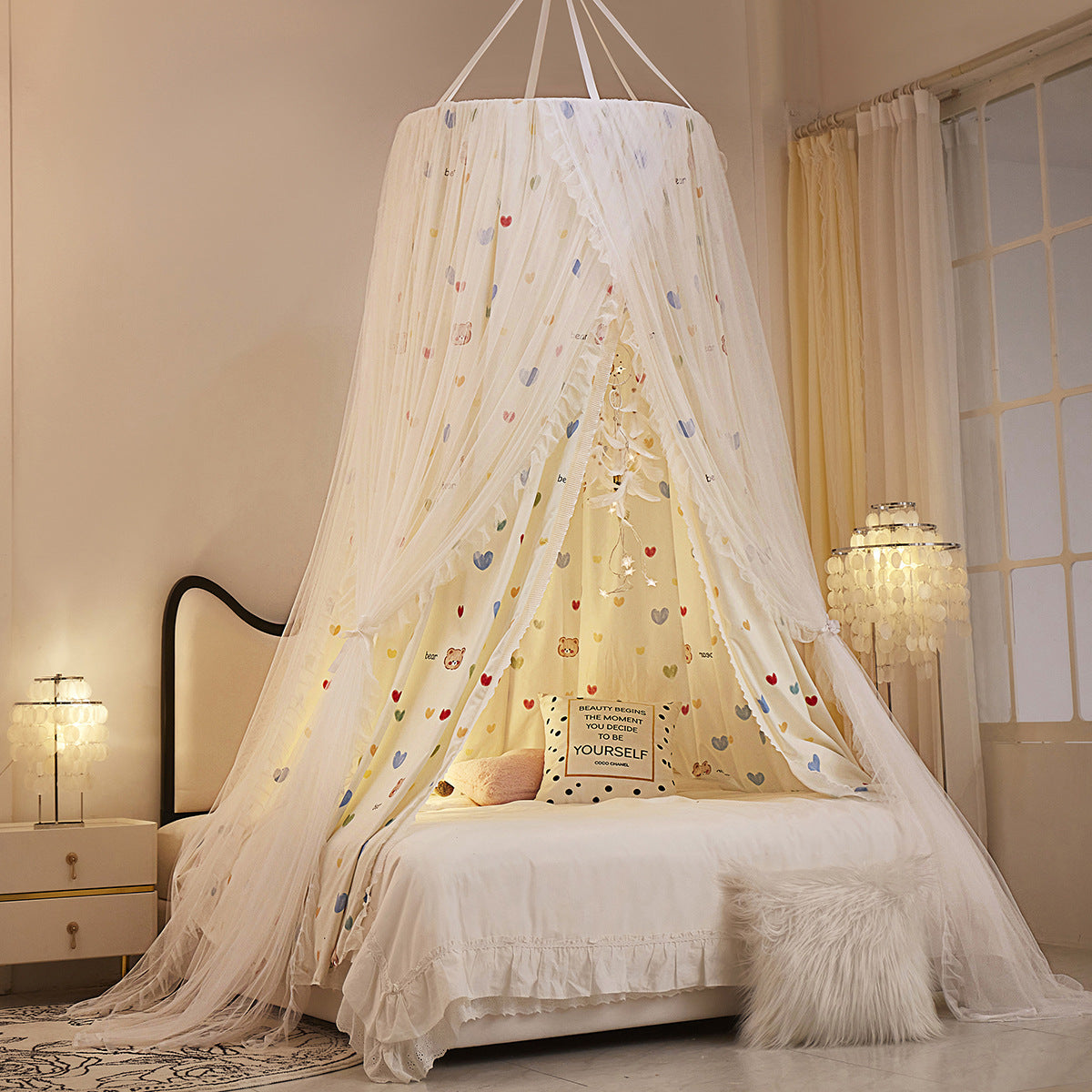 ciel de lit enfant décoration chambre