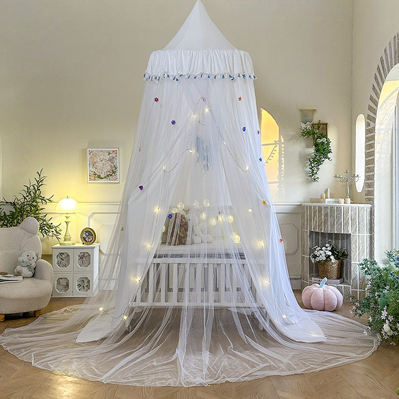 ciel de lit moustiquaire blanc berceau bébé