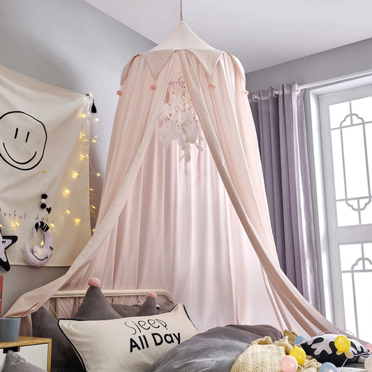 ciel de lit princesse rose
