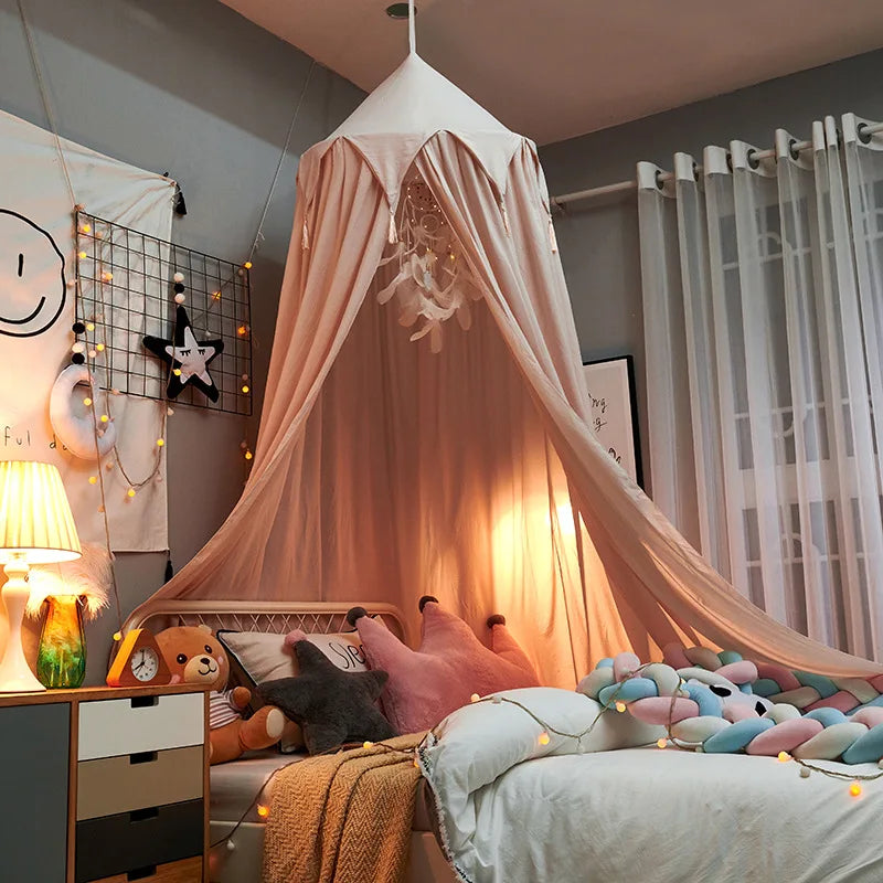 ciel de lit rose empire deco chambre