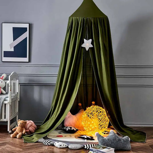 ciel de lit vert olive