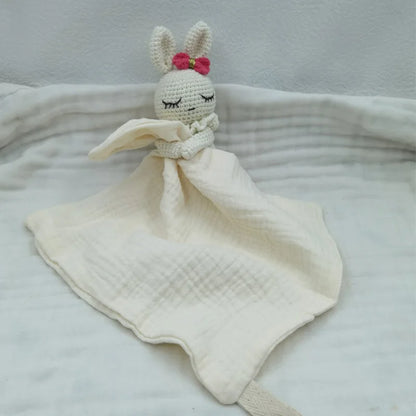 doudou lapin crème