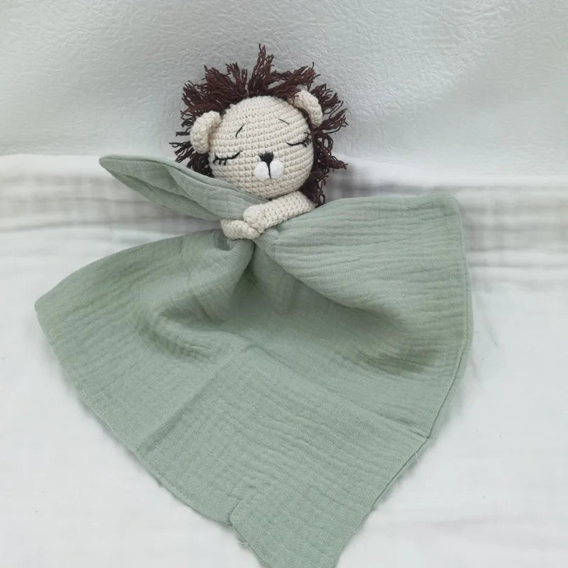 doudou lion gris
