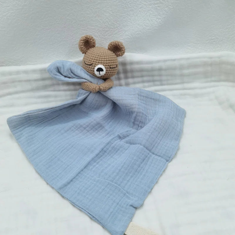 doudou ourson bleu