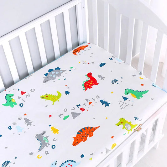 drap housse bébé 60x120 dinosaure