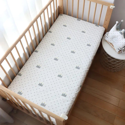 drap housse bebe couronne 