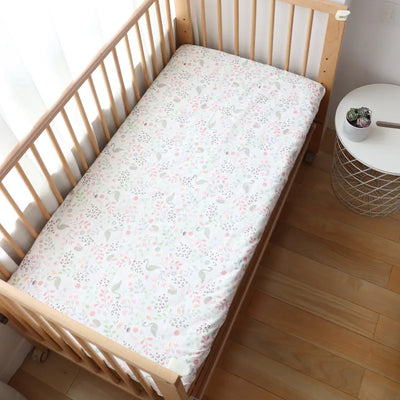 drap housse bebe cygne gris