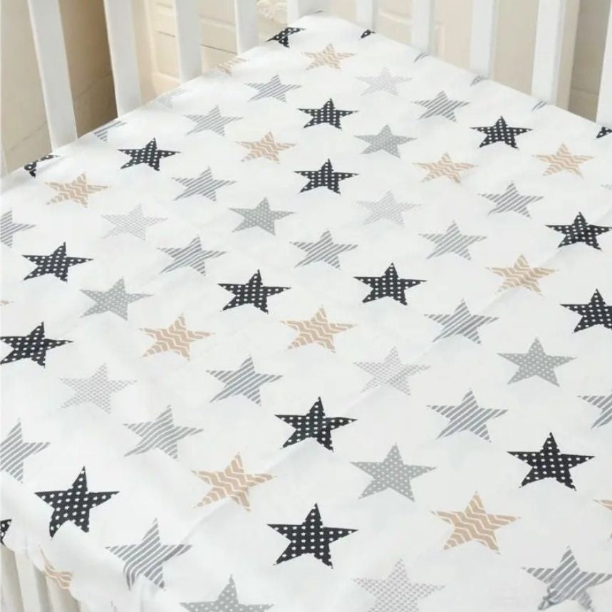 drap housse bébé étoile