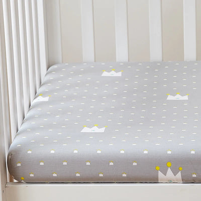 drap housse pour- it bebe couronne