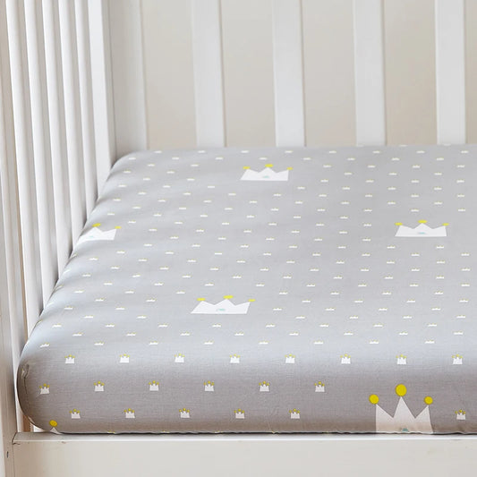 drap housse pour- it bebe couronne