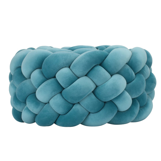 grosse tresse de lit 3m bleu