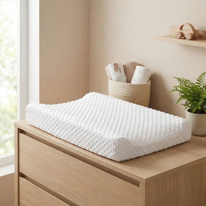 housse matelas à langer blanc