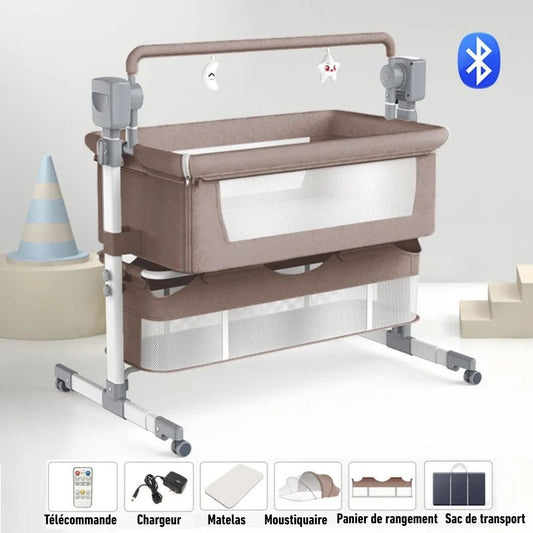 lit bébé cododo kaki moustiquaire panier rangement sac transport