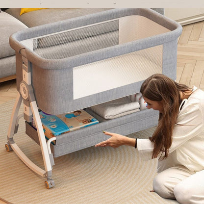 lit cododo rotatif maman panier rangement couche