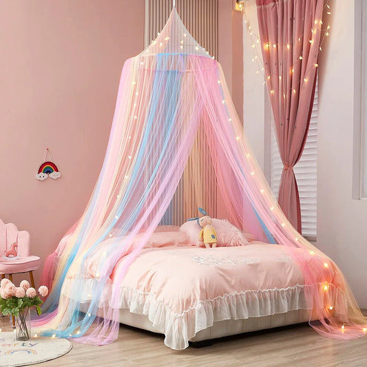 moustiquaire ciel de lit chambre fille