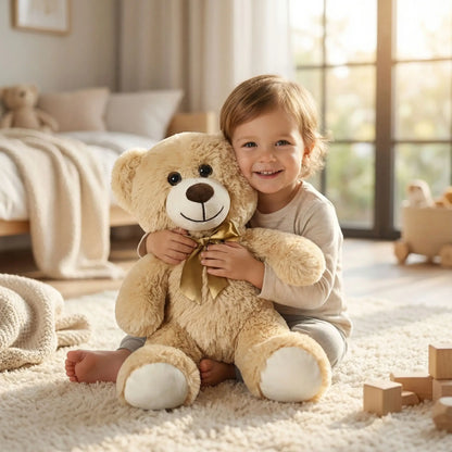 ours en peluche brun apaisant réconfortant enfant câlin
