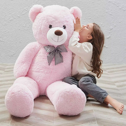 ours en peluche géant apaisante rose compagnon sommeil fille