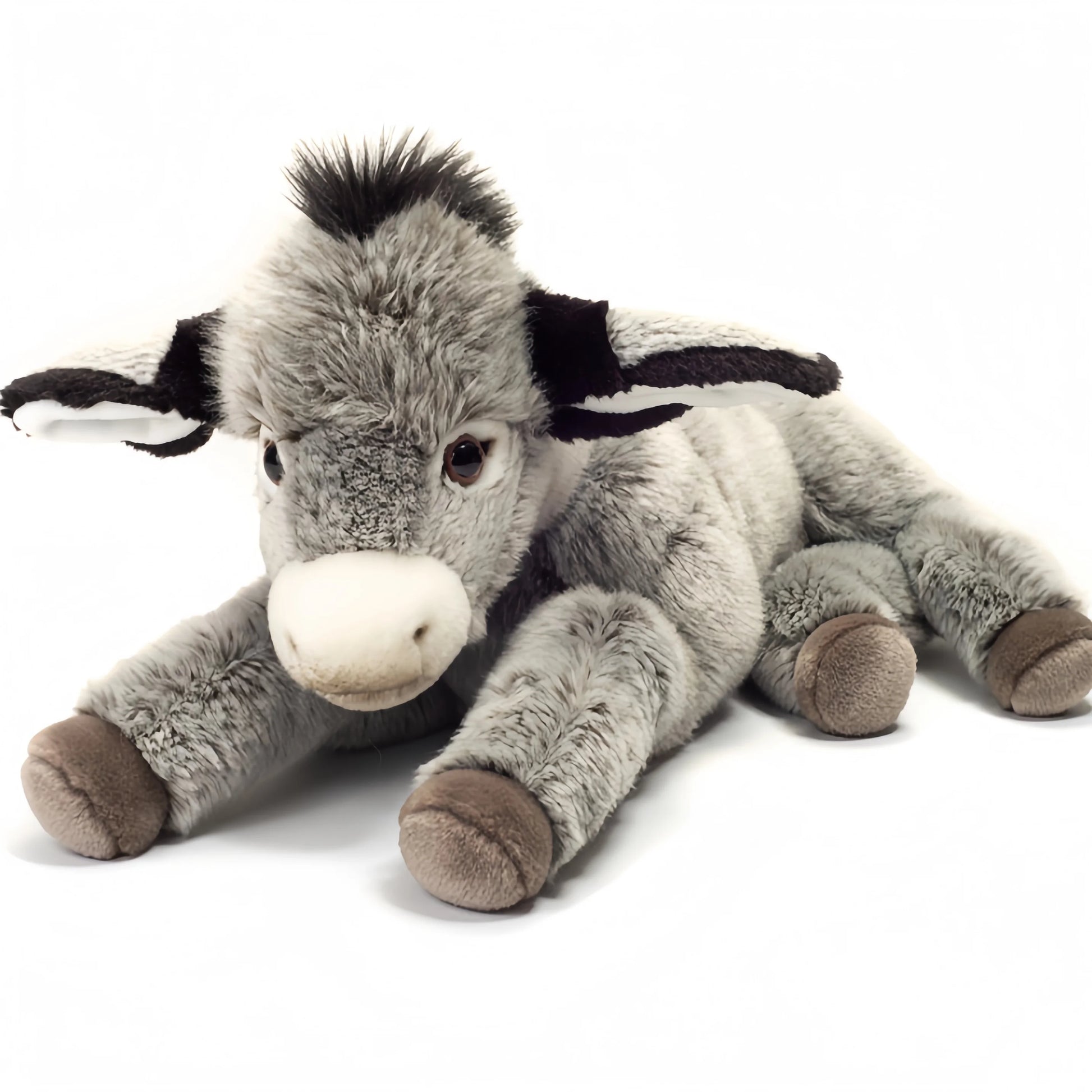 peluche âne gris 50cm