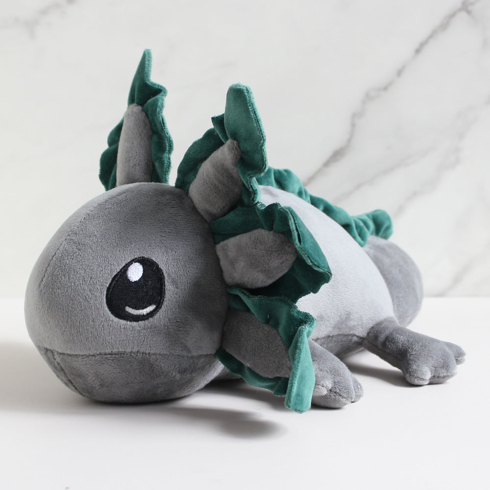 peluche axolotl gris mignonne cadeau enfant