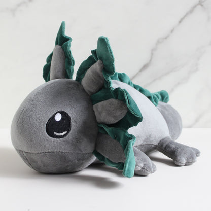 peluche axolotl gris mignonne cadeau enfant