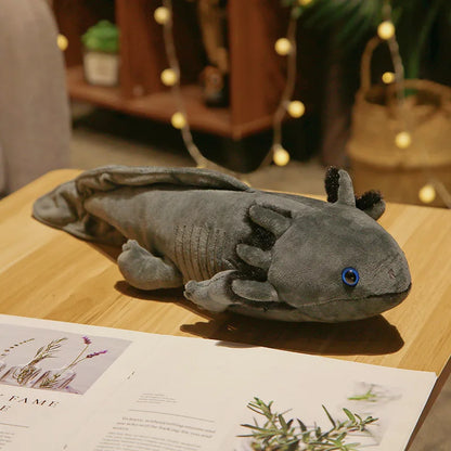 peluche axolotl grise douce apaisante rassurante sommeil enfant