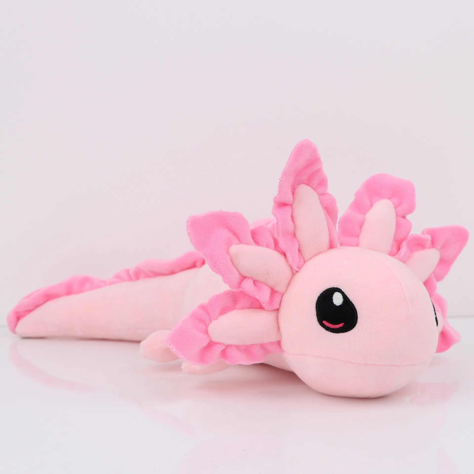 peluche axolotl rose cadeau déco chambre fille