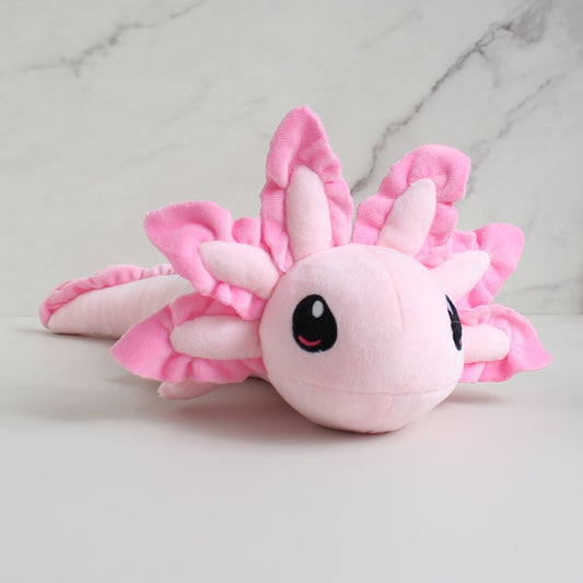 peluche axolotl rose douce apaisante rassurante sommei enfant