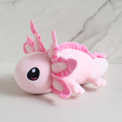 peluche axolotl rose fille mignonne