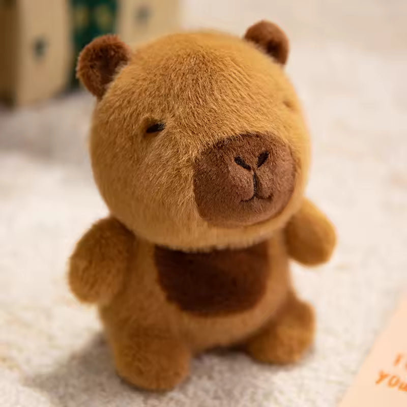 peluche capybara brun coton mignonne apaisante cadeau bébé enfant